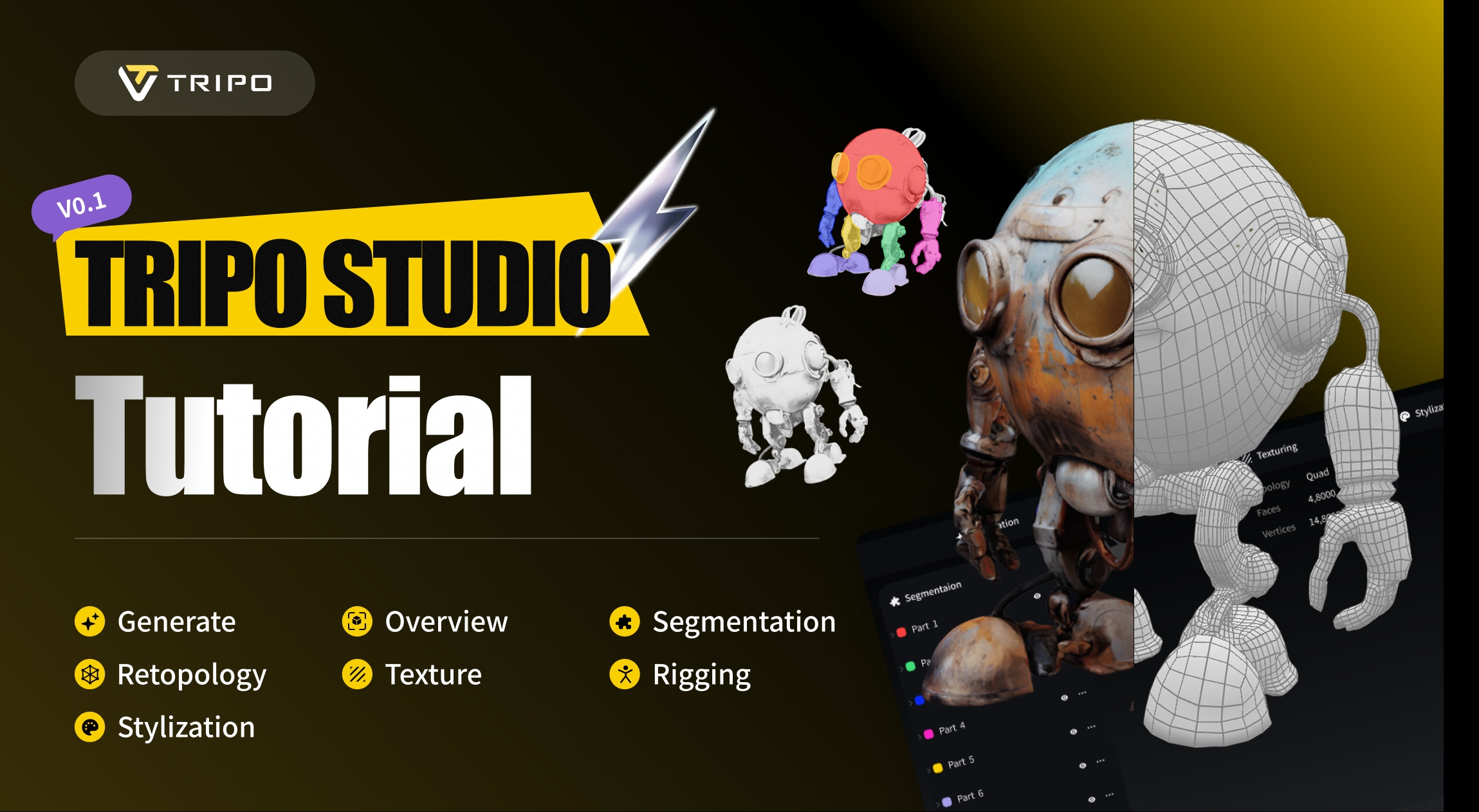 Tripo Studio Tutorial Tripo Studio Tutorial